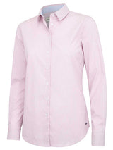 HOGGS OF FIFE Ingliston Stretch Stripe Shirt - Womens - Pink/White