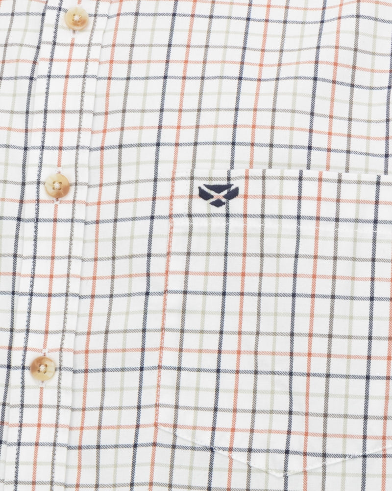HOGGS OF FIFE Inverness Cotton Tattersall Shirt - Mens 