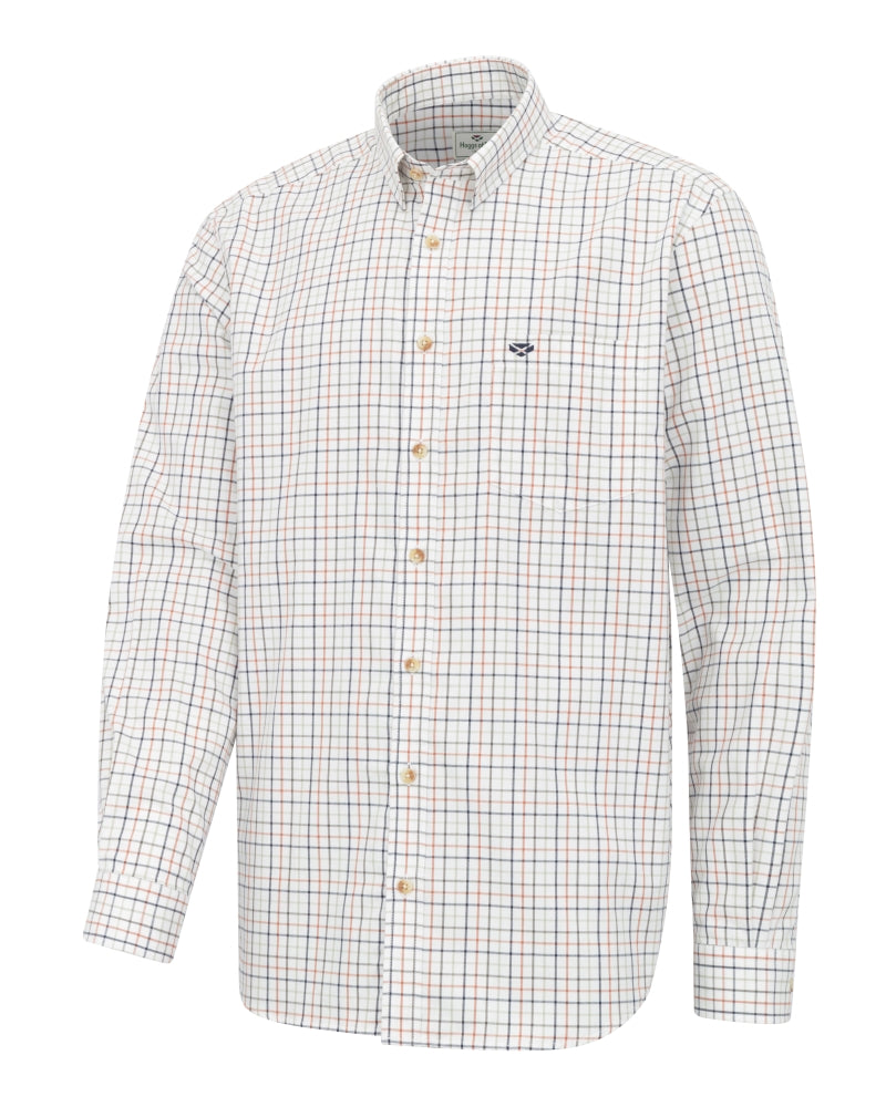HOGGS OF FIFE Inverness Cotton Tattersall Shirt - Mens 