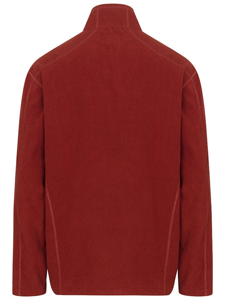 HOGGS OF FIFE Islander Techpro 1/4 Zip Sweatshirt - Men's - Burnt Henna