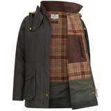 HOGGS OF FIFE Kelso Waterproof Wax Jacket - Men's - Forest Green