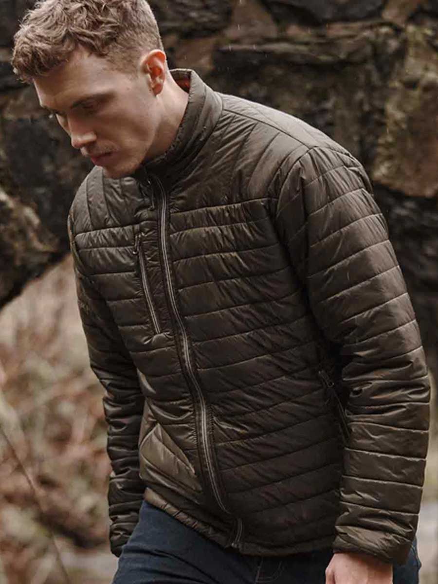 HOGGS OF FIFE Kingston Lightweight Quilted Jacket - Men's - Olive