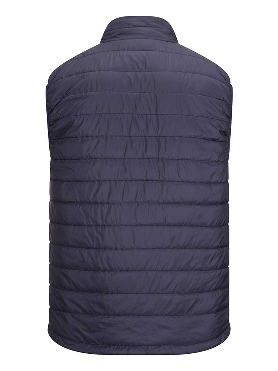 HOGGS OF FIFE Kingston Rip-Stop Gilet - Mens - Navy / Merlot