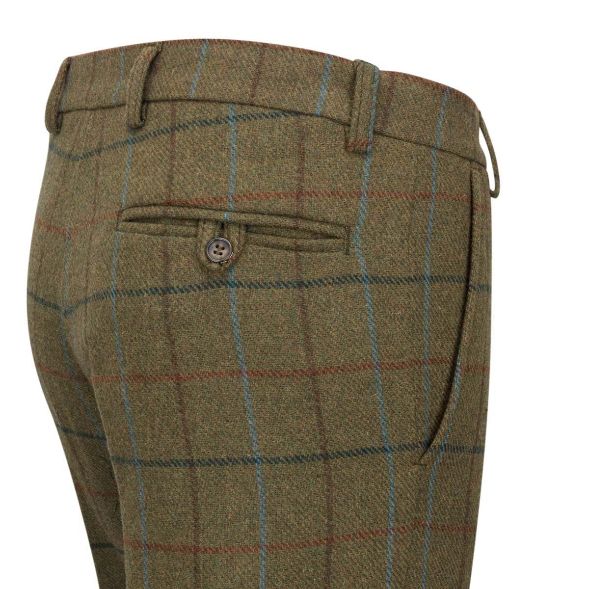 HOGGS OF FIFE Kingussie Technical Tweed Breeks - Mens - Green/Blue