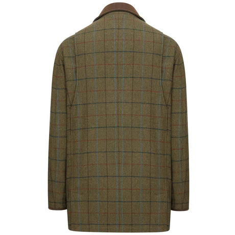 HOGGS OF FIFE Kingussie Technical Tweed Field Coat - Green/Blue
