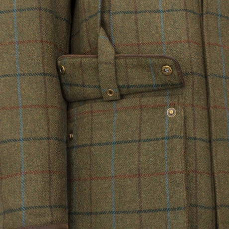 HOGGS OF FIFE Kingussie Technical Tweed Field Coat - Green/Blue