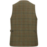 HOGGS OF FIFE Kingussie Technical Tweed Field Waistcoat - Mens - Green/Blue