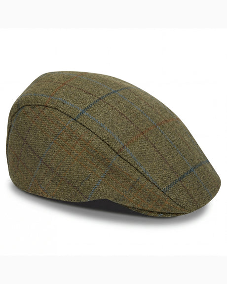HOGGS OF FIFE Kingussie Tweed Hat - Green/Blue