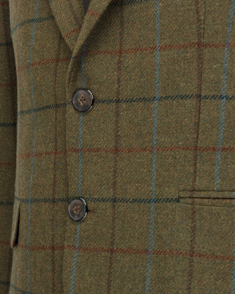 HOGGS OF FIFE Kingussie Tweed Sports Jacket - Green/Blue