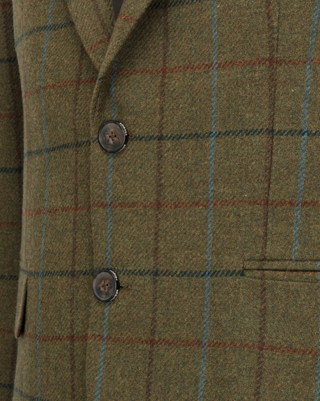 HOGGS OF FIFE Kingussie Tweed Sports Jacket - Green/Blue