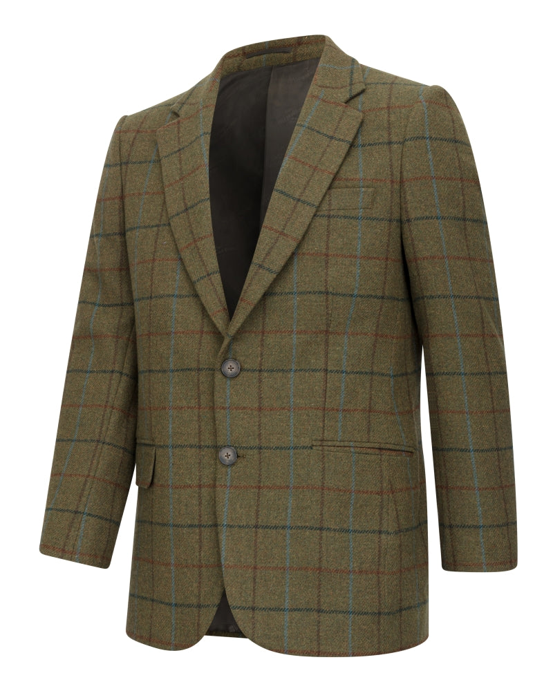 HOGGS OF FIFE Kingussie Tweed Sports Jacket - Green/Blue