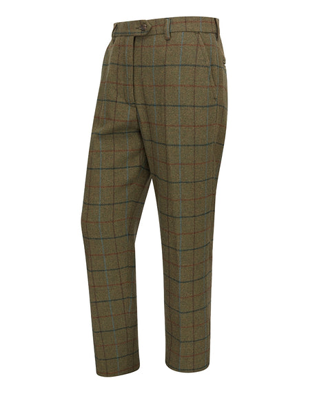 HOGGS OF FIFE Kingussie Tweed Trousers - Mens - Green/Blue