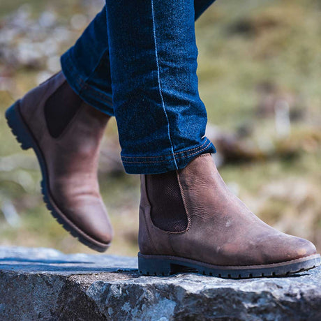 HOGGS OF FIFE Ladies Jodhpur Dealer Boots - Brown