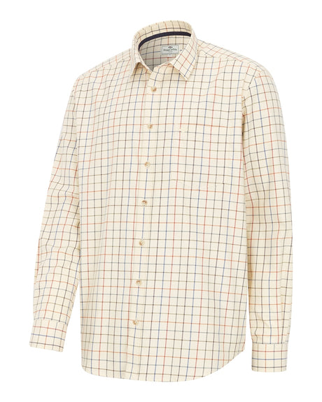 HOGGS OF FIFE Laird Premier Tattersall Shirt – Men's – Barley