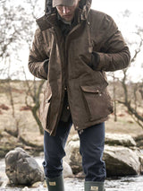 HOGGS OF FIFE  Rannoch  Lightweight Waterproof Shooting Jacket - Mens - Brown