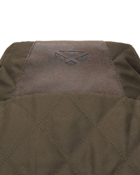 HOGGS OF FIFE Lindores Gents Quilted Gilet - Mens - Forest