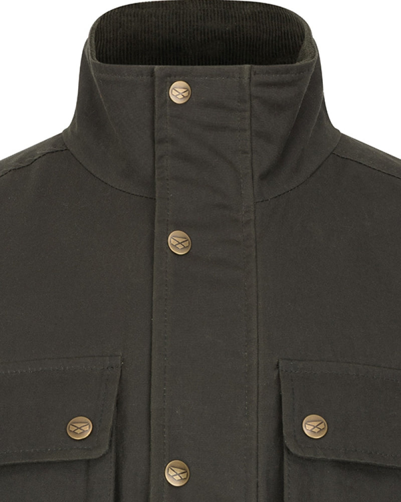HOGGS OF FIFE Linton Waxed Jacket – Men's – Dark Green