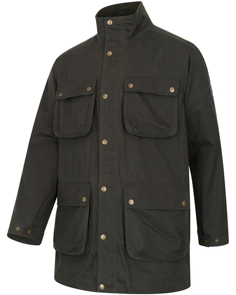 HOGGS OF FIFE Linton Waxed Jacket – Men's – Dark Green