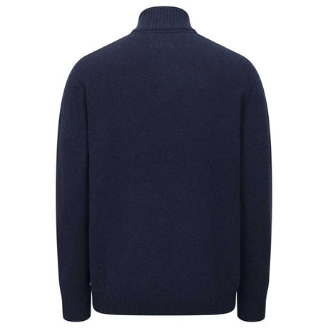 HOGGS OF FIFE Lothian II 1/4 Zip Pullover – Men's – Navy Marl