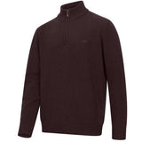 HOGGS OF FIFE Lothian II 1/4 Zip Pullover – Men's – Redwood