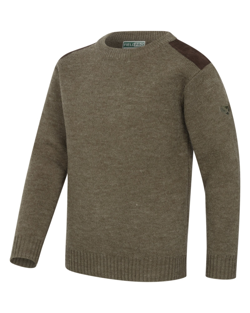 HOGGS OF FIFE Melrose II Crew Pullover – Men's – Meadow Green