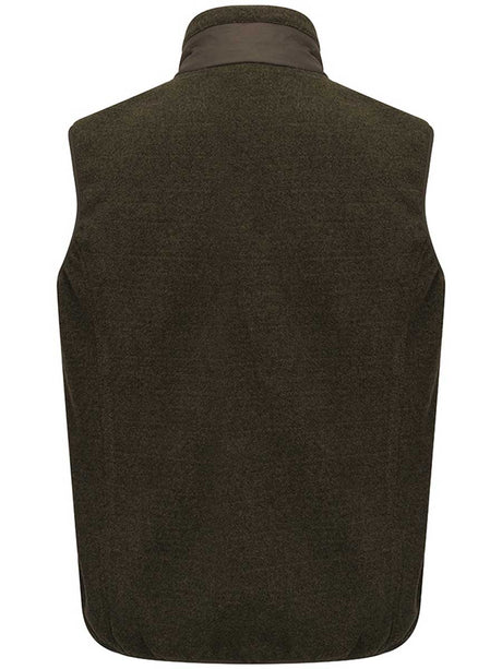 HOGGS OF FIFE Melville Hybrid Gilet - Mens - Dark Forest Marl