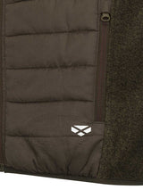 HOGGS OF FIFE Melville Hybrid Gilet - Mens - Dark Forest Marl