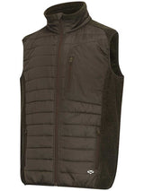 HOGGS OF FIFE Melville Hybrid Gilet - Mens - Dark Forest Marl