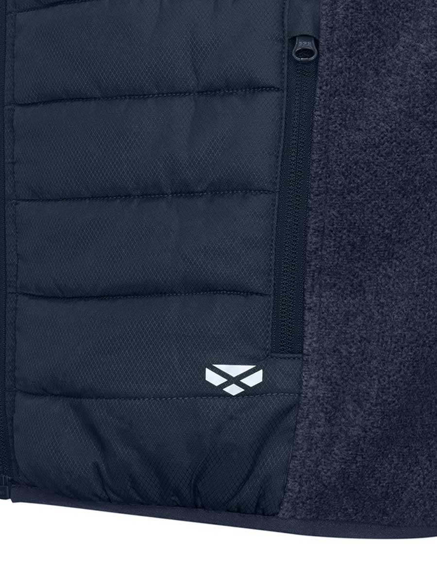 HOGGS OF FIFE Melville Hybrid Gilet - Mens - Midnight Navy