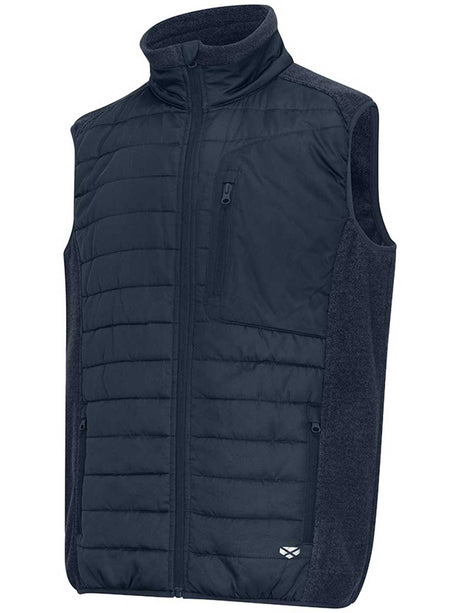 HOGGS OF FIFE Melville Hybrid Gilet - Mens - Midnight Navy
