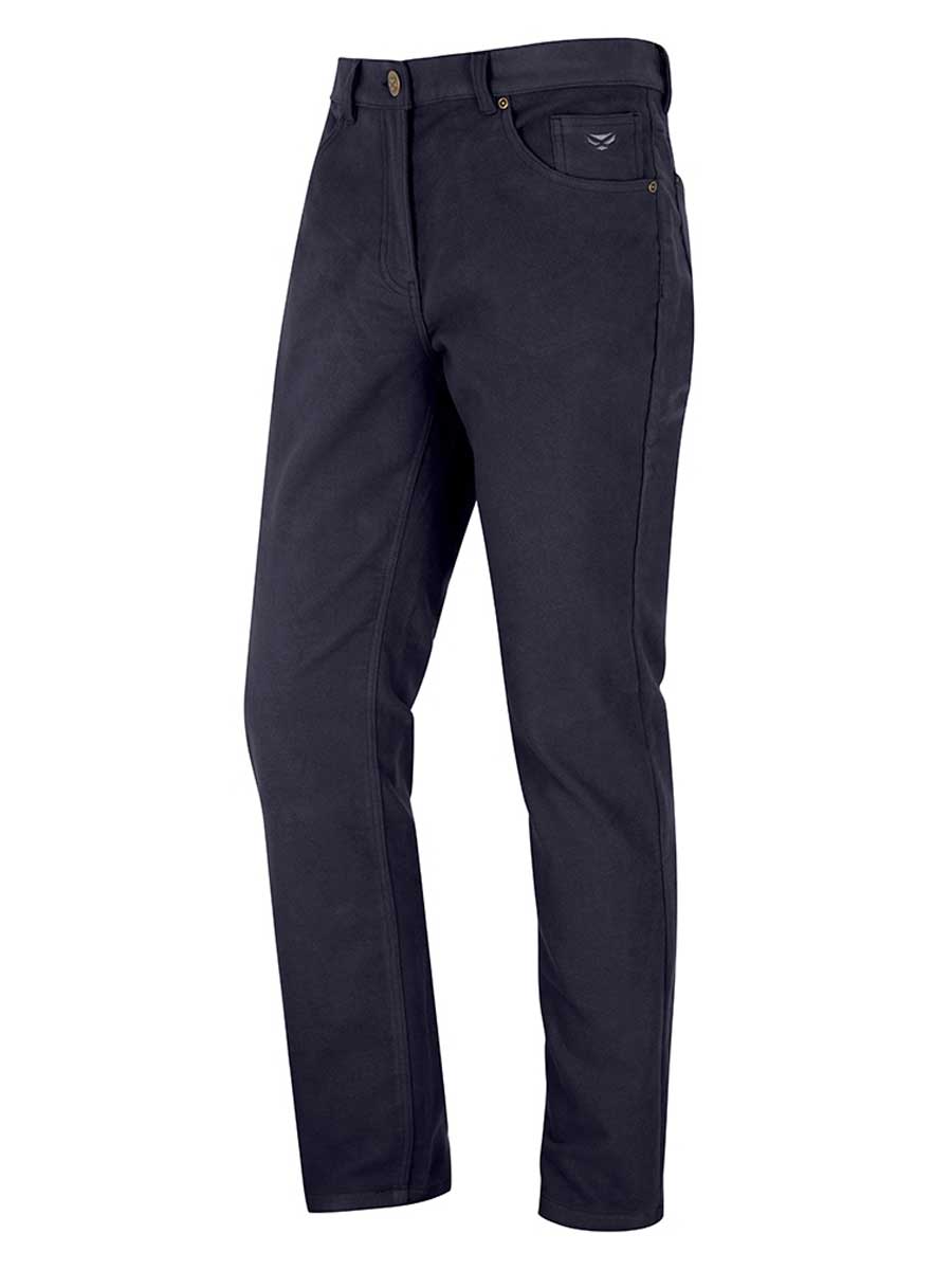 HOGGS OF FIFE Monarch II Moleskin Jeans - Mens - Navy
