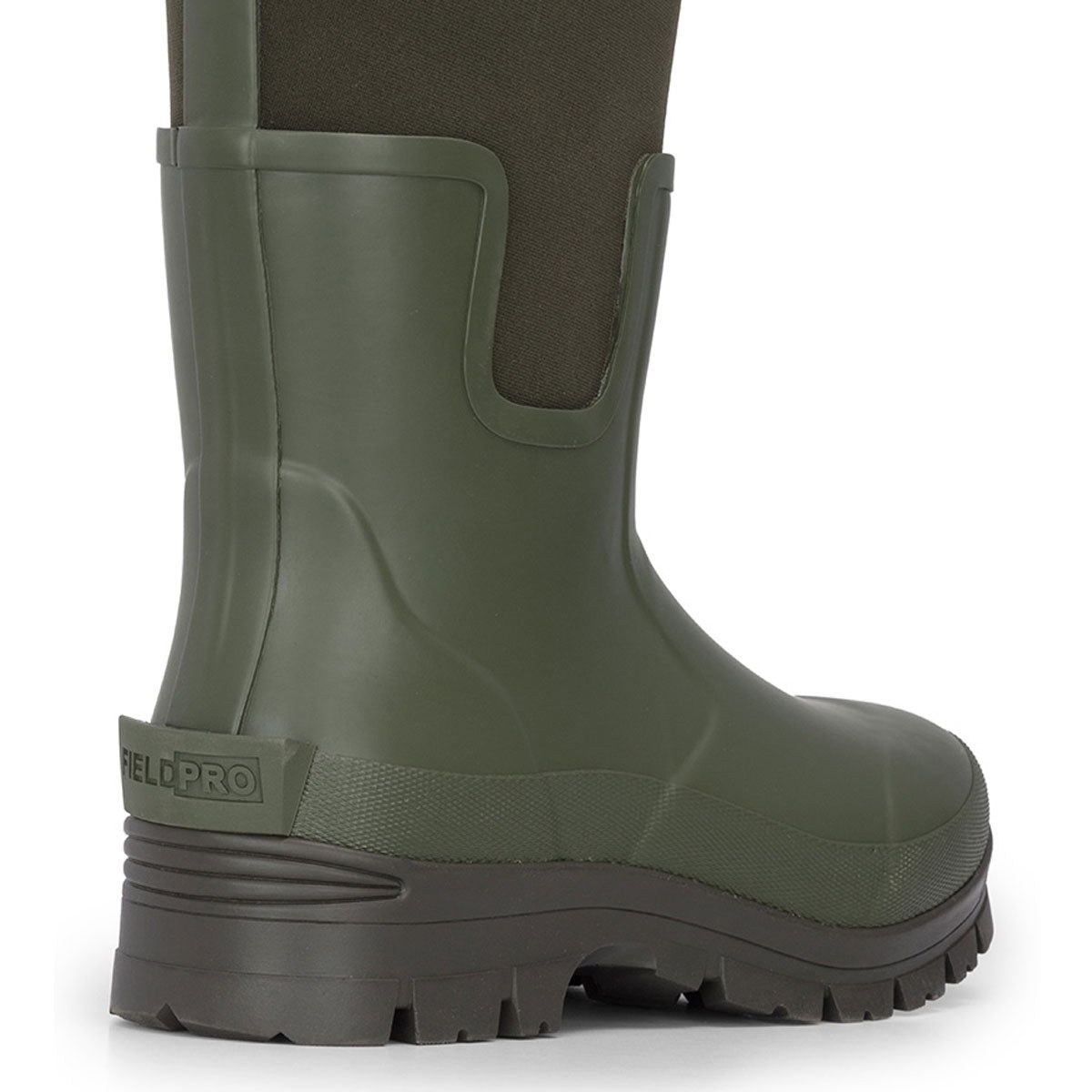 HOGGS OF FIFE Newport Neoprene 5mm Wellington Boots - Field Green