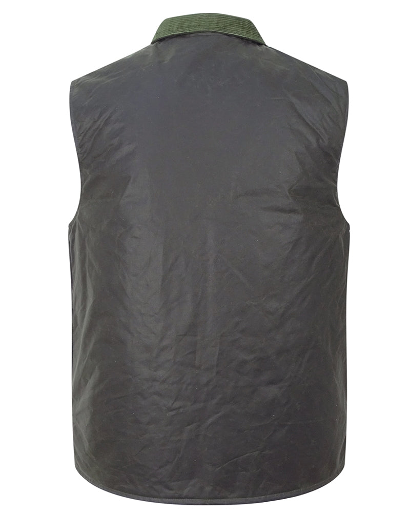 HOGGS OF FIFE Padded Waxed Waistcoat – Men's