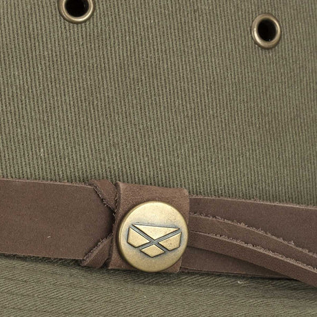HOGGS OF FIFE Panmure Canvas Foldable Hat - Khaki