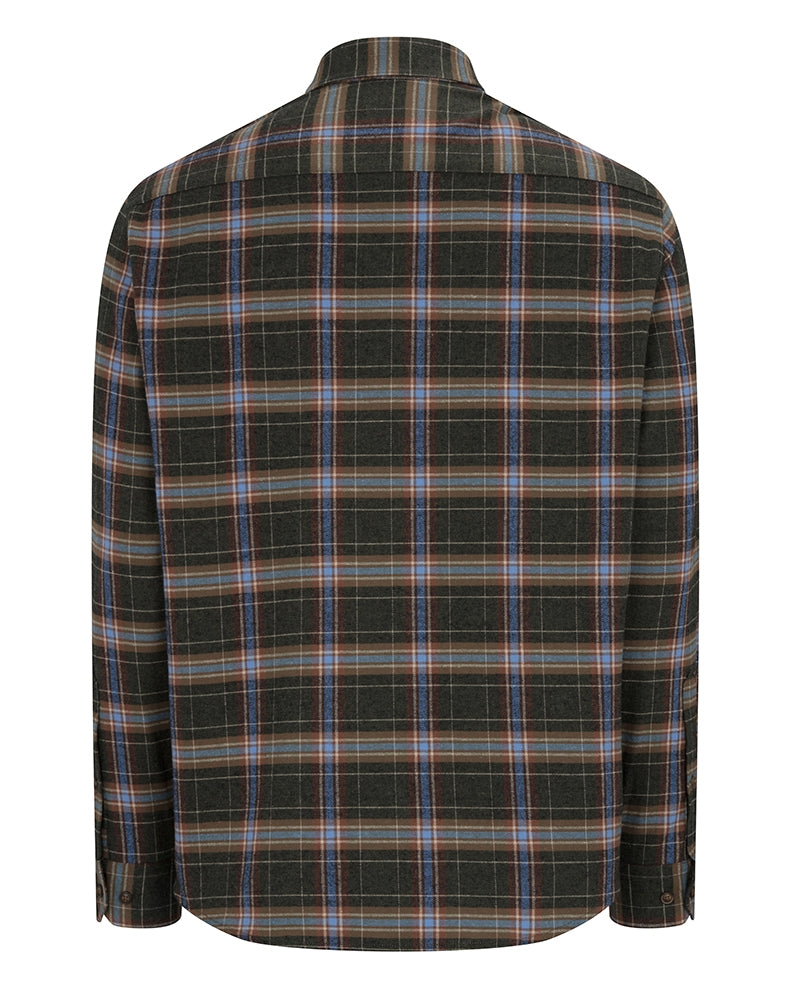 HOGGS OF FIFE Pitlessie Button Down Flannel Shirt - Mens - 