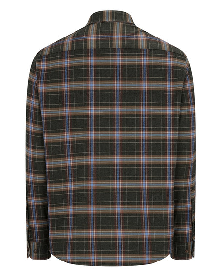 HOGGS OF FIFE Pitlessie Button Down Flannel Shirt - Mens - 