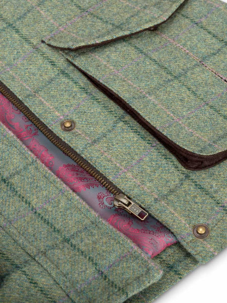 HOGGS OF FIFE Roslin Technical Tweed Field Coat - Women's - Spring Bracken