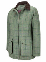 HOGGS OF FIFE Roslin Technical Tweed Field Coat - Women's - Spring Bracken