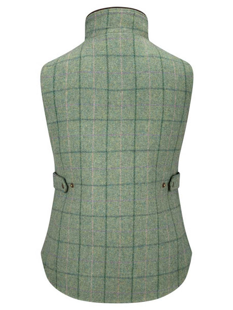 HOGGS OF FIFE Roslin Technical Tweed Waistcoat - Women's - Spring Bracken