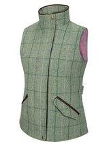 HOGGS OF FIFE Roslin Technical Tweed Waistcoat - Women's - Spring Bracken