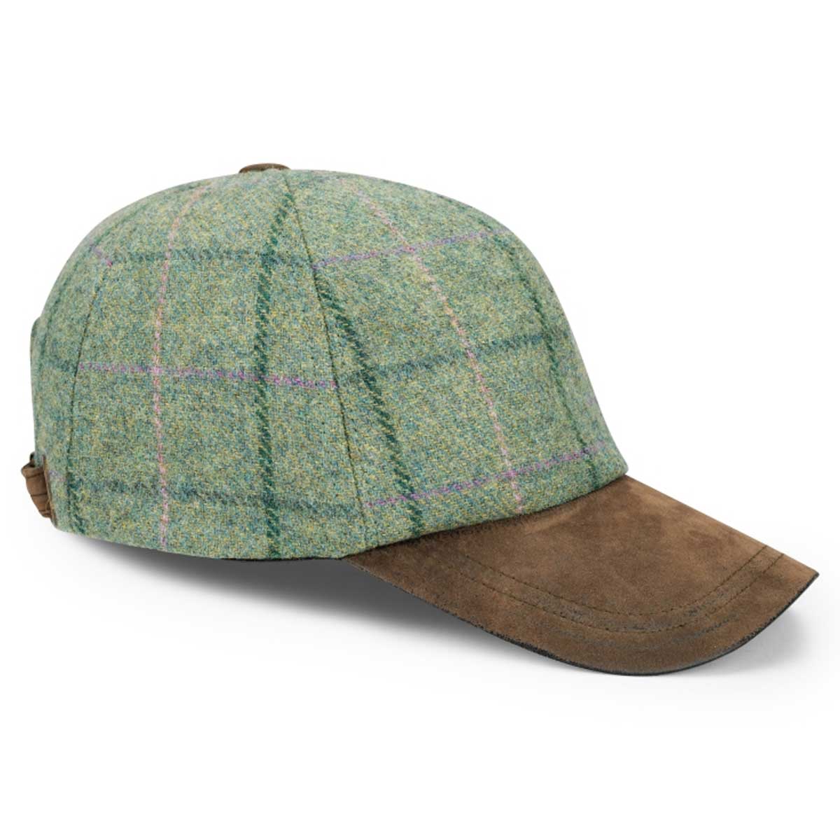HOGGS OF FIFE Roslin Tweed Baseball Cap - Spring Bracken