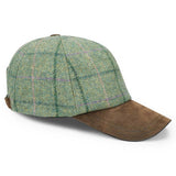 HOGGS OF FIFE Roslin Tweed Baseball Cap - Spring Bracken