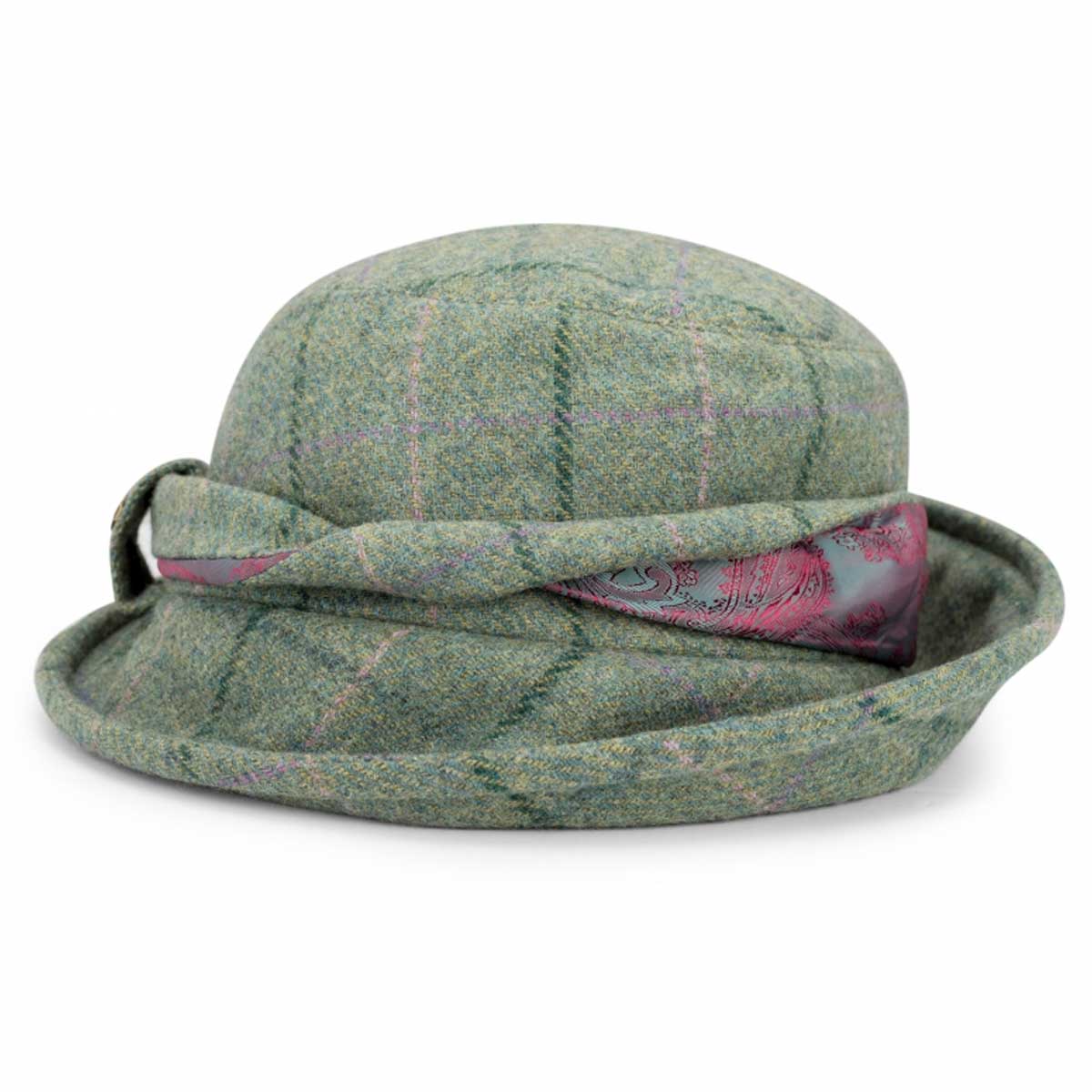 HOGGS OF FIFE Roslin Tweed Twist Hat - Spring Bracken