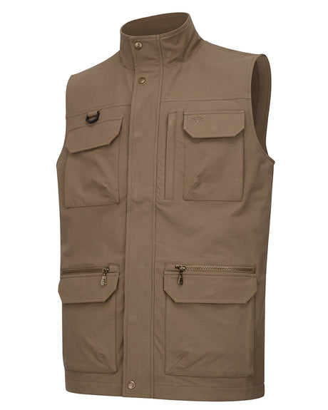 HOGGS OF FIFE Rothesay Utility Gilet - Mens - Khaki