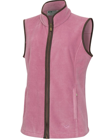 HOGGS OF FIFE Stenton Technical Fleece Gilet - Ladies - Dusky Pink