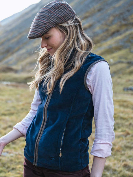 HOGGS OF FIFE Stenton Technical Fleece Gilet - Ladies - Midnight Navy