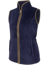 Load image into Gallery viewer, HOGGS OF FIFE Stenton Technical Fleece Gilet - Ladies - Navy
