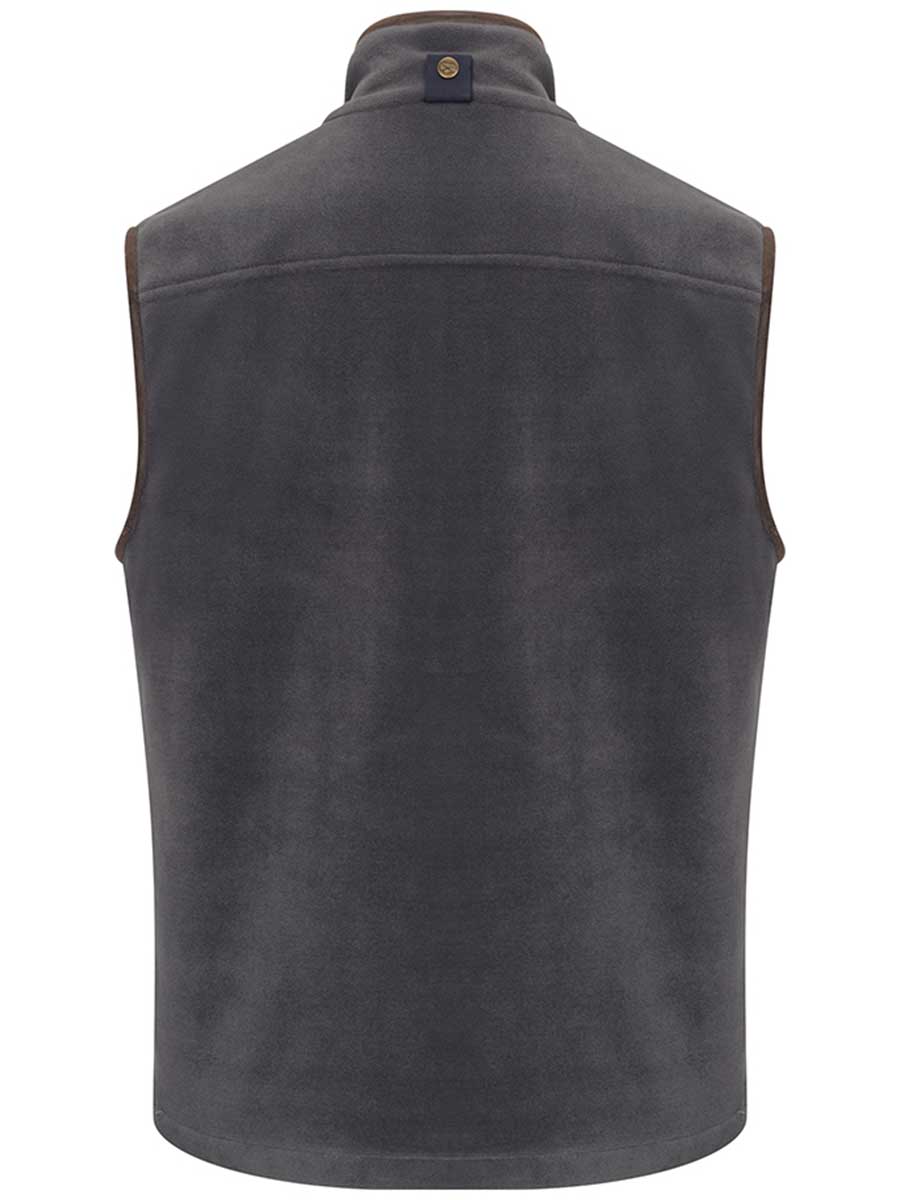 HOGGS OF FIFE Stenton Technical Fleece Gilet - Mens - Charcoal