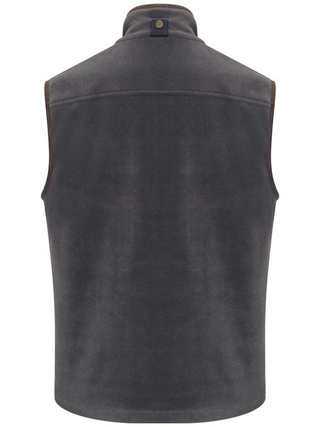 HOGGS OF FIFE Stenton Technical Fleece Gilet - Mens - Charcoal