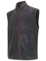 HOGGS OF FIFE Stenton Technical Fleece Gilet - Mens - Charcoal